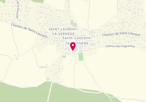 Plan de KESSLER Walter, 14 Place des Platanes, 30330 Saint-Laurent-la-Vernède