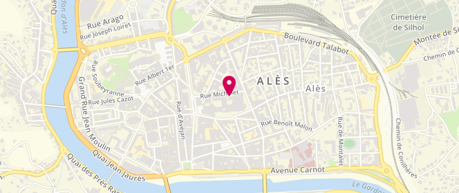 Plan de BEDOS Hervé, 14 Rue Michelet, 30100 Alès