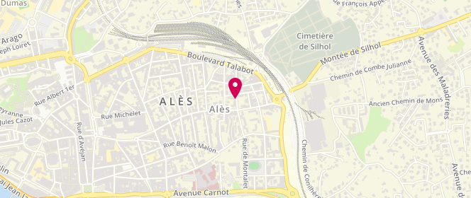 Plan de DEDIEU Francis, 5 Rue Romain Rolland, 30100 Alès