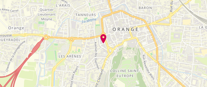 Plan de FERMAUD Raymond, 21 Cours Aristide Briand, 84100 Orange