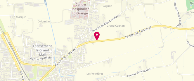 Plan de BRAMLI Lynda, 281 Route de Camaret, 84100 Orange