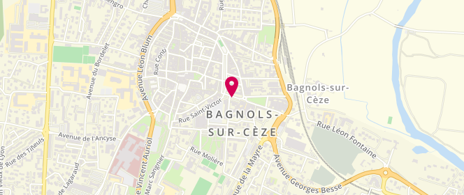 Plan de SIGNES Jean-Jacques, Place Bertin Boissin, 30200 Bagnols-sur-Cèze