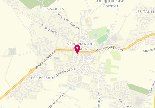 Plan de LEOUFFRE Hélène, 2 Bis Impasse Bagnoly, 84830 Sérignan-du-Comtat