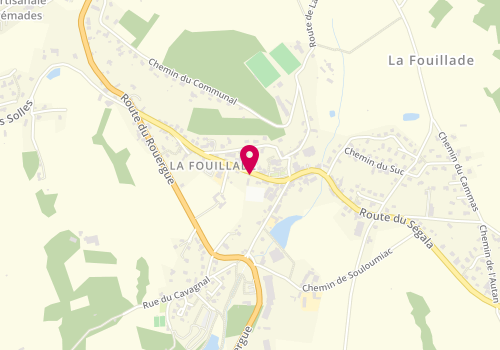 Plan de VENU Didier, 11 Route d'Occitanie, 12270 La Fouillade