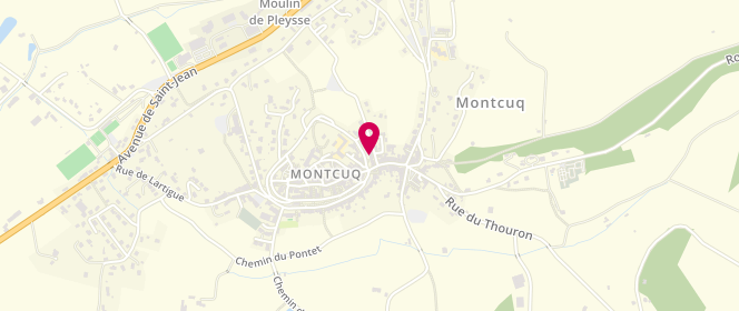 Plan de ROUMAT Thierry, 8 Allée des Platanes, 46800 Montcuq-en-Quercy-Blanc