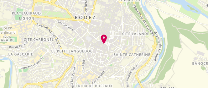 Plan de LAVAYSSIERE Iris, 16 Place du Bourg, 12000 Rodez