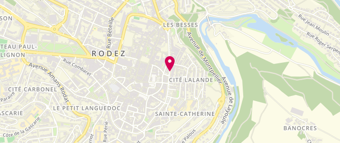 Plan de GUIBBAL Jean-Louis, 7 Boulevard Denys Puech, 12000 Rodez