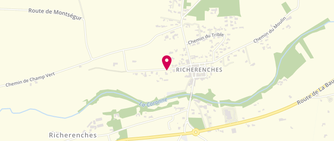 Plan de HEQUET Jacques, Chemin des Grands Prés, 84600 Richerenches
