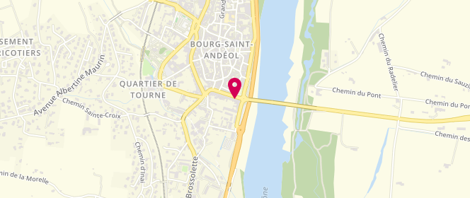 Plan de HUBAULT Aurélie, 5 Boulevard Rambaud, 07700 Bourg-Saint-Andéol