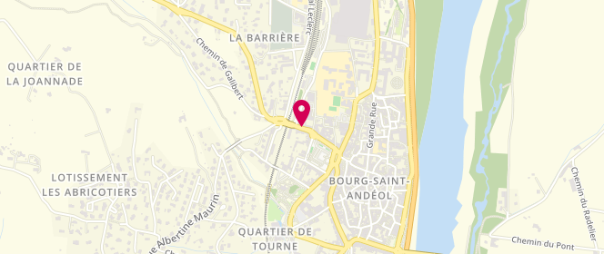 Plan de BENOUR Salima, 30 Avenue Félix Chalamel, 07700 Bourg-Saint-Andéol