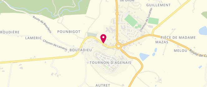 Plan de TOFFOLI Thibault, 21 Route de Villeneuve, 47923 Agen