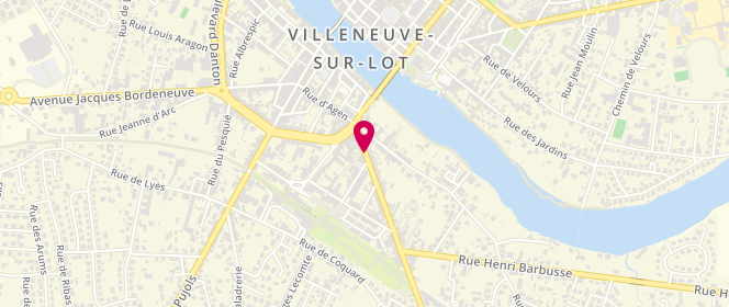 Plan de DESCOMPS Jean-Louis, 18 Bis Avenue du Marechal Leclerc, 47300 Villeneuve-sur-Lot