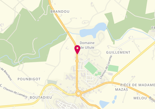 Plan de OUDRHIRI Jaouad, Avenue de Libos, 47370 Tournon-d'Agenais