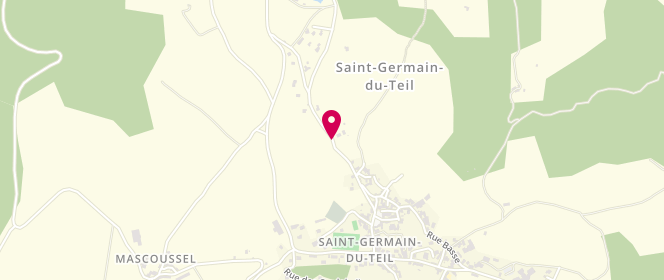Plan de ZUIN Guy, Route de Combret, 48340 Saint-Germain-du-Teil