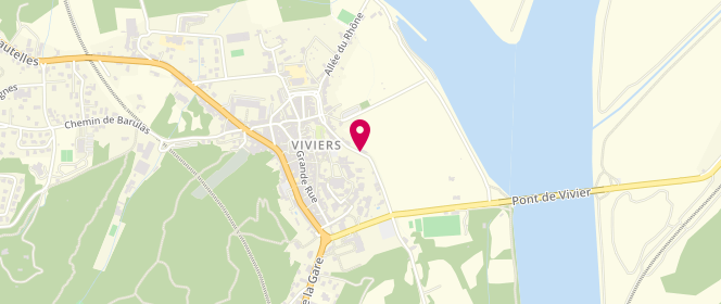 Plan de MULLER Corine, Chemin de la Breche, 07220 Viviers