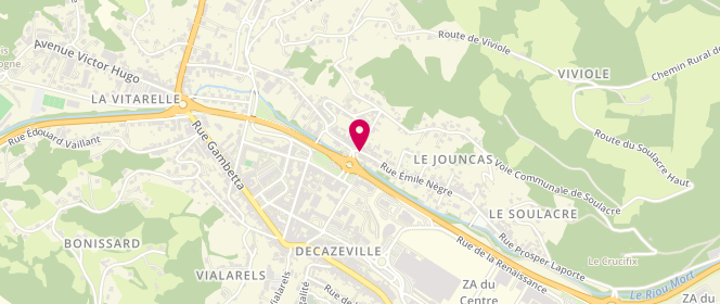 Plan de ANDRIEU Maurice, 17 Rue Emile Negre, 12300 Decazeville