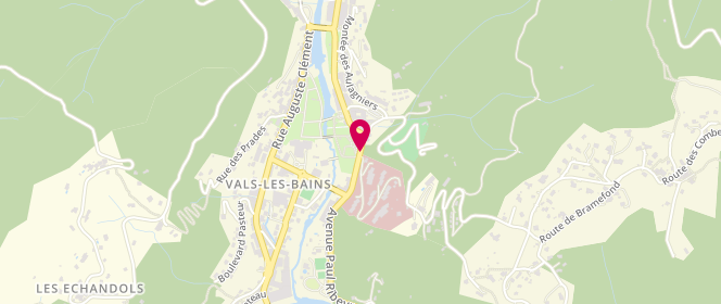 Plan de BUSIEAU Pauline, 19 Avenue Paul Ribeyre, 07600 Vals-les-Bains