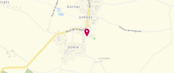Plan de TAPSOBA Ahmed, 8 Route de Saint Martial, 33540 Gornac