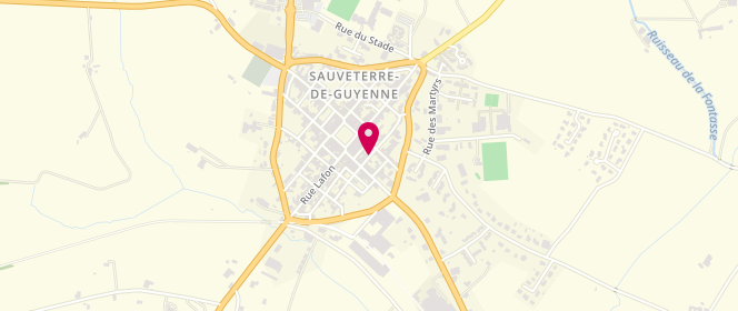 Plan de LASSALLE Germain, 7 Rue Sainte Catherine, 33540 Sauveterre-de-Guyenne
