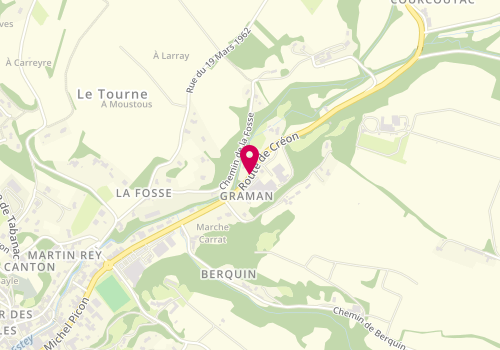 Plan de Lehideux Borrhis, 25 Route de Creon, 33550 Langoiran