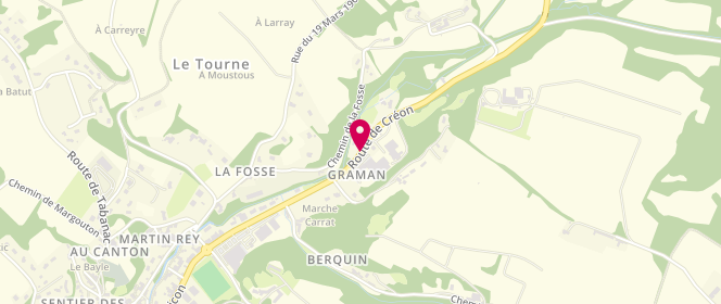 Plan de PONS Frédéric, 25 Route de Creon, 33550 Langoiran
