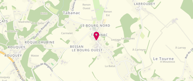 Plan de PARDES Jean Christophe, Le Bourg, 33550 Tabanac