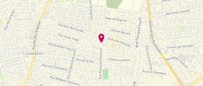 Plan de JAN Emilie, 6 Rue Raymond Poincaré, 33140 Villenave-d'Ornon