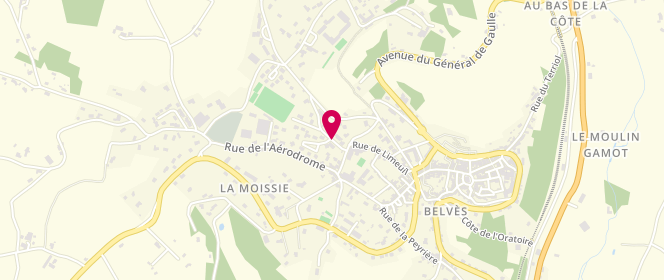 Plan de BELLEVALLEE Pascal, 4 Rue Antoine Despont, 24170 Pays-de-Belvès