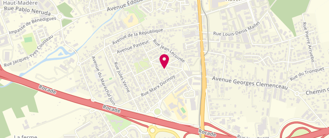 Plan de LAMOULIE-DORBESSAN Martine, 10 Rue Jean Mermoz, 33140 Villenave-d'Ornon