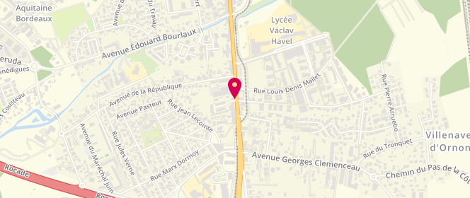 Plan de Lewin Jean-Marie, 553 Route de Toulouse, 33140 Villenave-d'Ornon