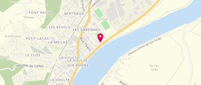 Plan de GRANET Cédric, 197 Quai Jean Jaures, 07800 La Voulte-sur-Rhône
