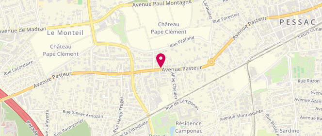 Plan de BEMURAT Marc, 150 Avenue Pasteur, 33600 Pessac