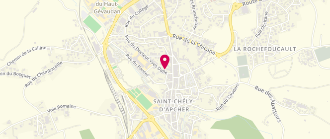 Plan de ZACHAREWICZ Brice, 6 Rue Docteur Yves Dalle, 48200 Saint-Chély-d'Apcher