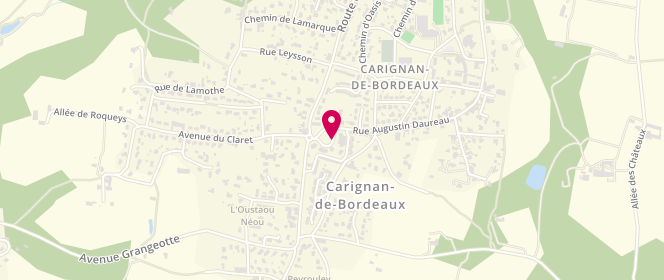Plan de FERNANDEZ Christine, 20 Rue de Lartigotte, 33360 Carignan-de-Bordeaux