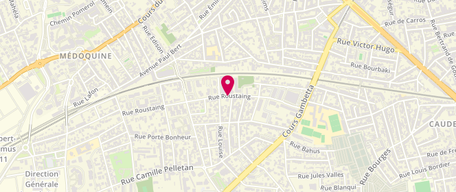Plan de TREMOULET Philippe, 64 Rue Roustaing, 33400 Talence