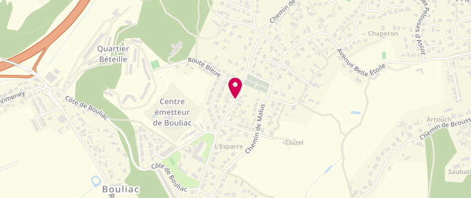 Plan de FOCHEUX Pierre, 27 Bis Avenue de la Belle Étoile, 33270 Bouliac