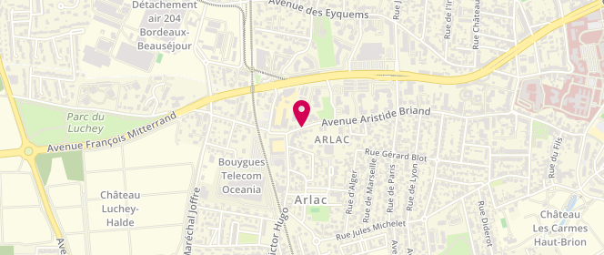 Plan de LOTTE Patrice, 126 Avenue Aristide Briand, 33700 Mérignac