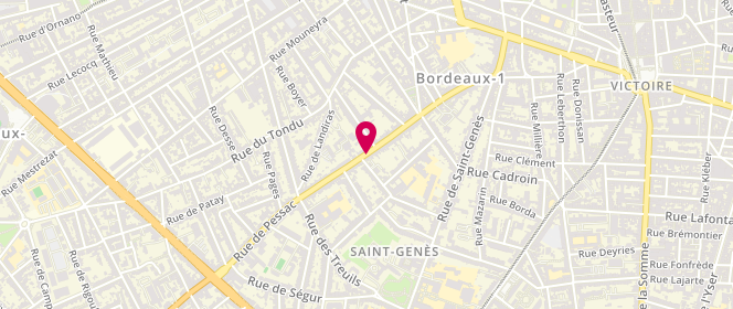 Plan de ETESSE-PICHON Sylvie, 130 Rue de Pessac, 33000 Bordeaux