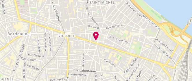 Plan de CHABAN Carole, 31 Place des Capucins, 33800 Bordeaux