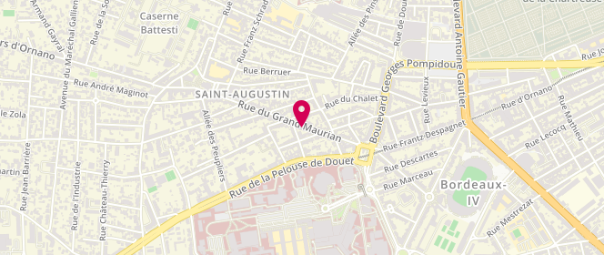 Plan de BUSSAT Sophie, 36 Rue du Grand Maurian, 33000 Bordeaux