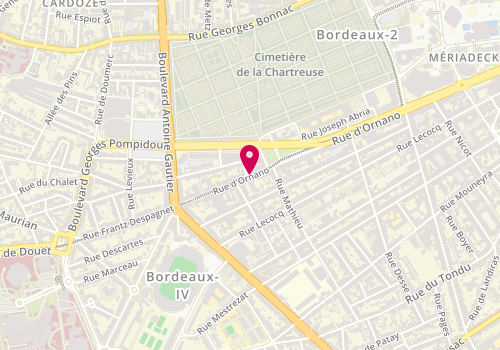 Plan de PARIS-PUYMOYEN Edith, 235 Rue d'Ornano, 33000 Bordeaux