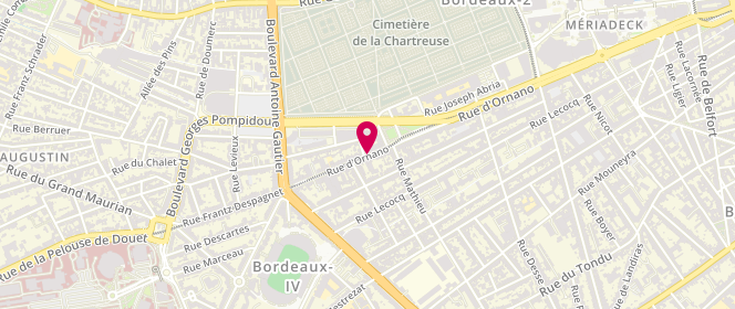 Plan de BAILLY-LAVAUD Carole, 235 Rue d'Ornano, 33000 Bordeaux