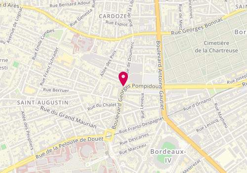 Plan de DELONCA Denis, 49 Boulevard Georges Pompidou, 33000 Bordeaux