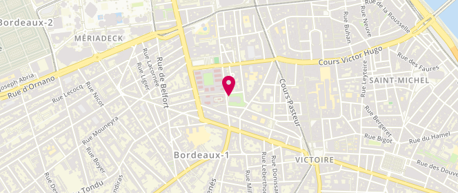 Plan de BERTIN Chloé, 1 Rue Jean Burguet, 33075 Bordeaux