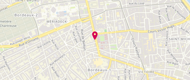 Plan de MARTIN Ronan, 105 Cours d'Albret, 33000 Bordeaux