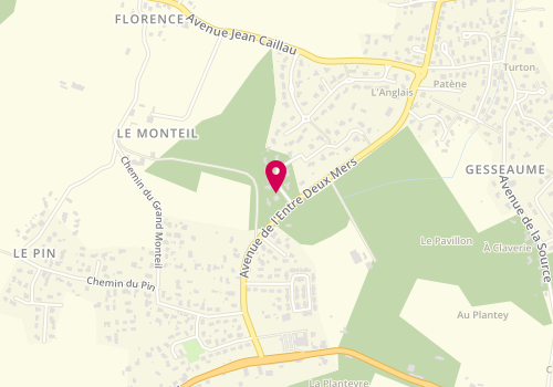Plan de GROS-LAFAIGE Hélène, 24 Allée du parc de la Fontaine, 33370 Sallebœuf