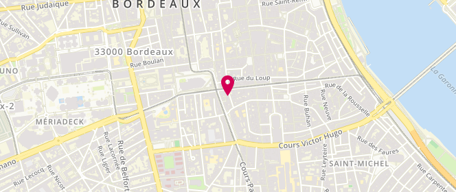 Plan de LAVEIX Anne, 7 Rue Porte Basse, 33000 Bordeaux
