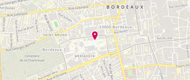 Plan de MORINEAUD Clotilde, Esplanade Charles de Gaulle, 33074 Bordeaux