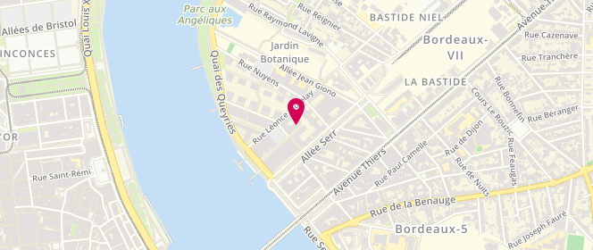 Plan de AGUEDO Mélanie, 6 Rue Louis Emie, 33100 Bordeaux