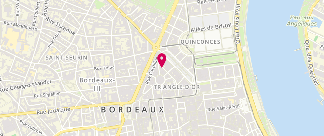 Plan de ORLIAC Sophie, 25 Rue Mably, 33000 Bordeaux